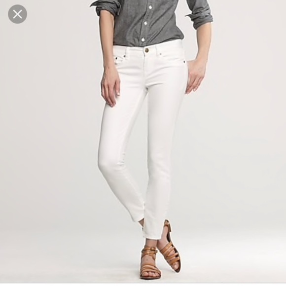 J Crew Toothpick White Jeans - Picture 2 of 2